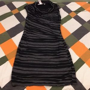 Stripped jersey dress